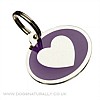 Purple Heart Dog Tag (Oval)